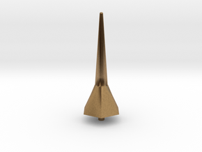 Hexa Tower Spike Scale Part in Natural Brass