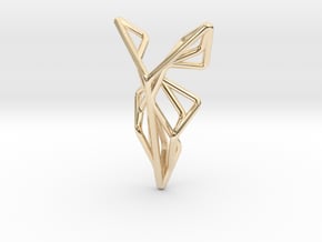 A-LINE Flying F.01 Pendant in 14K Yellow Gold