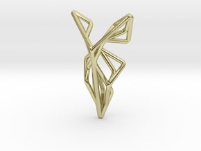 A-LINE Flying F.01 Pendant in 18k Gold Plated Brass