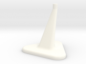 Model Stand / 3mm diameter on top / Hollowed 0,8mm in White Processed Versatile Plastic