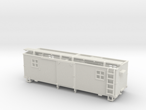 HOn3 MOW Boxcar A in White Natural Versatile Plastic