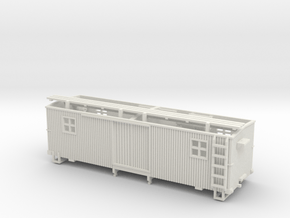 HOn3 MOW Boxcar B in White Natural Versatile Plastic