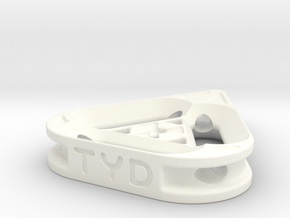 tritium: TriRad pendant in White Processed Versatile Plastic