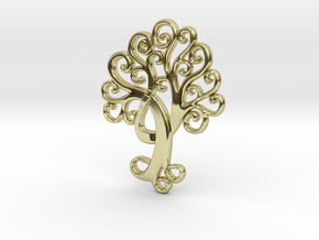Life Tree Pendant in 18k Gold
