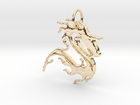 sea horse in 14K Yellow Gold