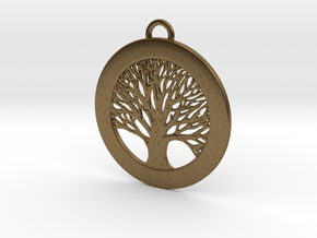 Tree of Life Pendant Small in Natural Bronze