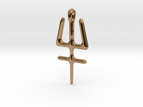 ESSENSE Symbol Jewelry Pendant in Polished Brass