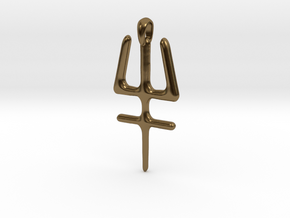 ESSENSE Symbol Jewelry Pendant in Polished Bronze