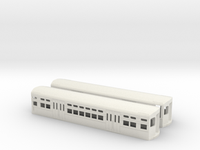 CTA 6000 Series, Late Curved Door Pair in White Natural Versatile Plastic