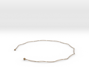 Bracelet - Plain Twist in Natural Brass