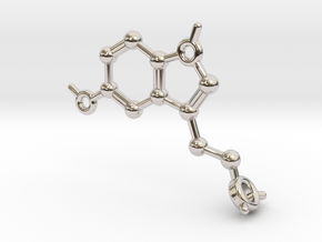 Serotonin in Rhodium Plated Brass