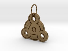 Magic Pendant in Polished Bronze