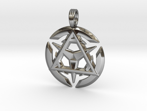 TRINITY ILLUSION in Fine Detail Polished Silver