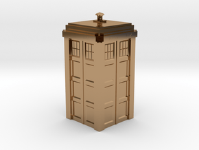 Dr. Who Tardis in Polished Brass