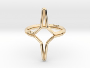 YOUNIVERSAL YY.01, ring US size 3.5, d=14,5mm(all  in 14K Yellow Gold: 3.5 / 45.25