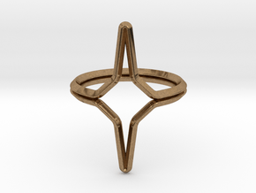 YOUNIVERSAL YY.01, ring US size 3.5, d=14,5mm(all  in Natural Brass: 3.5 / 45.25