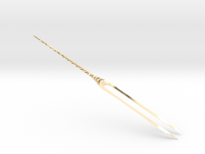 EVA Spear of Longinus (Small) in 14k Gold Plated Brass