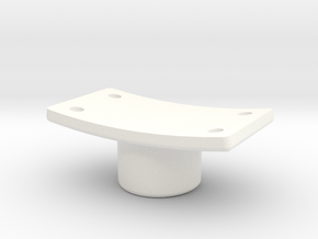 Supporto Perno Cupola in White Processed Versatile Plastic