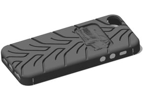 iPhone 5 Cadillac CTS A048 tread in Black Natural Versatile Plastic