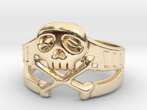 Space Captain Harlock | Ring size 10 in 14k Gold Plated Brass: 10 / 61.5