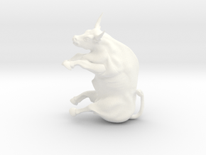 Ferdinand the bull in White Processed Versatile Plastic