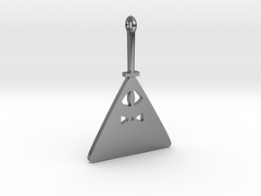 Bill Cipher in Fine Detail Polished Silver