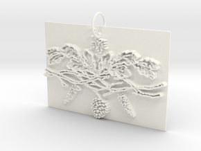 Winter Charms in White Processed Versatile Plastic
