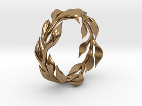 Vine Band -  Size 6.5 in Natural Brass