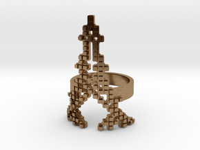 Paris Invader Ring in Natural Brass: 6.5 / 52.75