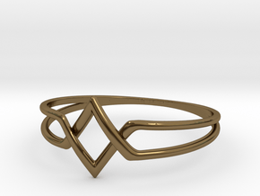 AVring in Polished Bronze