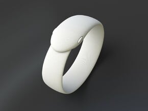 SNAKE BRACELET in White Processed Versatile Plastic