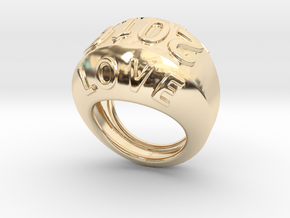 2016 Ring Of Peace 19 - Italian Size 19 in 14K Yellow Gold