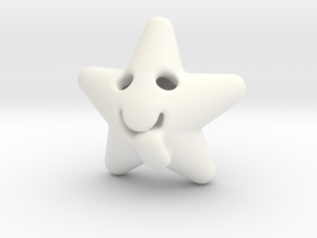 Ghost Star in White Processed Versatile Plastic