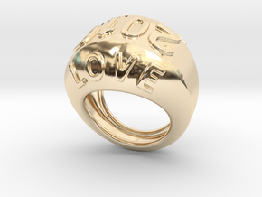 2016 Ring Of Peace 25 - Italian Size 25 in 14K Yellow Gold