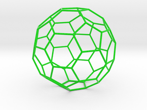 0379 Truncated Icosahedron E (21.0 см) #008 in Full Color Sandstone