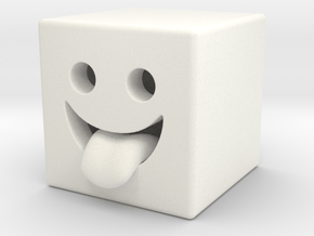 Robo Smile in White Processed Versatile Plastic