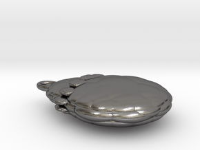 Alien Egg Pendant Alfa in Polished Nickel Steel