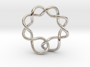 0352 Hyperbolic Knot K5.3 in Platinum