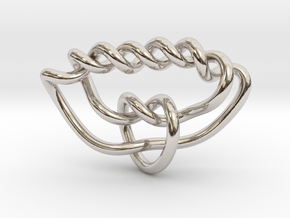 0351 Hyperbolic Knot K3.1 in Platinum