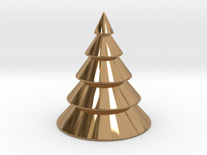 Christmas Tree in Polished Brass