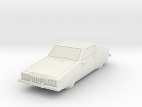 AC13 GT Air Car (28mm) in White Natural Versatile Plastic