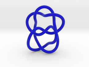 0382 Hyperbolic Knot K6.33 cm:2.30x, 4.22y, 3.53z in Full Color Sandstone