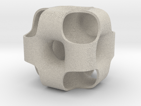 Ported Cube in Natural Sandstone