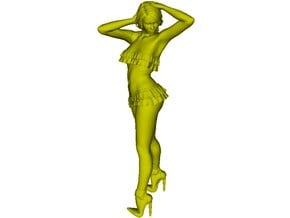 1/15 scale nose-art striptease dancer figure A x 1 in Tan Fine Detail Plastic