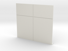 Blank Wall in White Natural Versatile Plastic