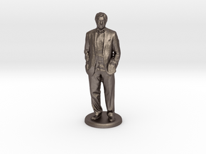 N0R GUY PERELMUTER in Polished Bronzed Silver Steel
