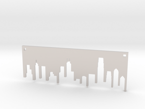 Design Hong Kong Skyline in Platinum
