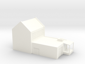 Small Factory (HO Scale) in White Processed Versatile Plastic