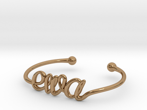 Ewa Bracelet (small) in Polished Brass