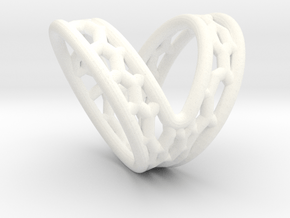 V-shape Finger splint Size10.5 ; Inner diameter 20 in White Processed Versatile Plastic